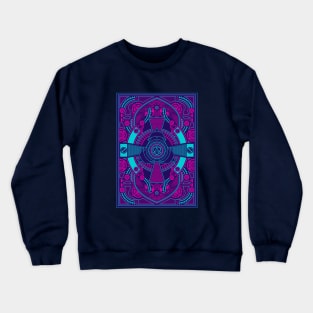 Neon Noir D20 Dice Cyberpunk Tabletop RPG Crewneck Sweatshirt